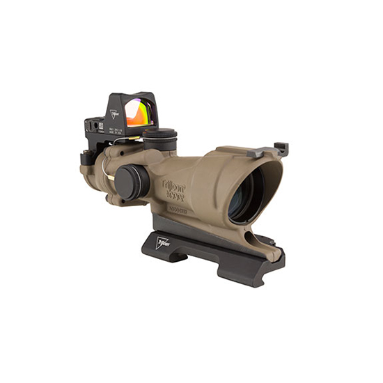 TRIJICON ACOG 4X32/RMR T2 PKG AMB 556 ILL FDE - Optics